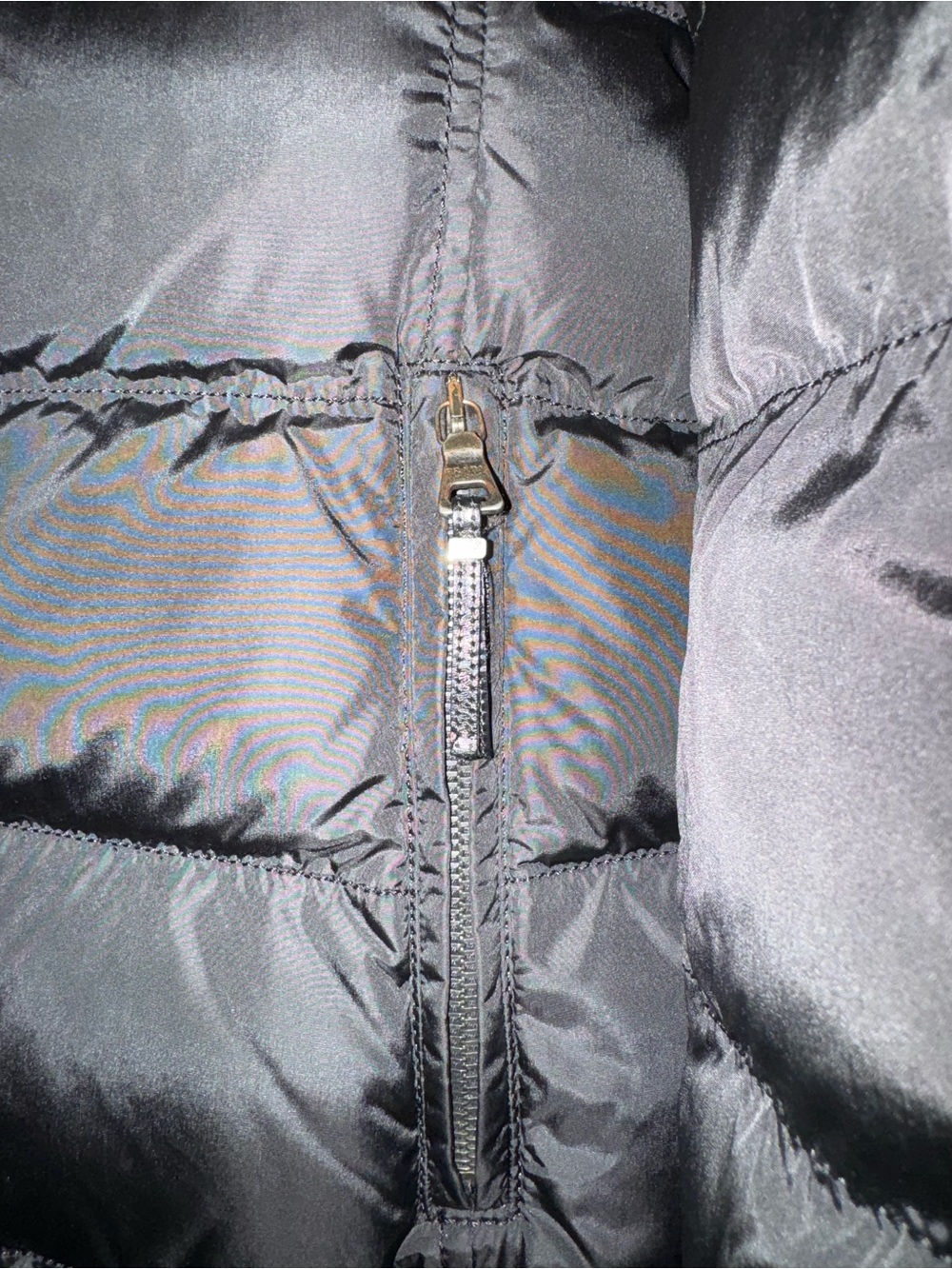 Prada Women’s Black Puffer Coat with Fur Collar - Picture 3 of 11